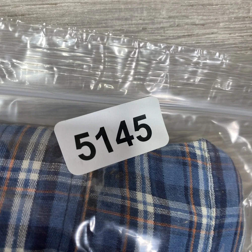 Polo Ralph Lauren Shirt Mens Large Blue‎ Plaid Button Down Long Sleeve Casual